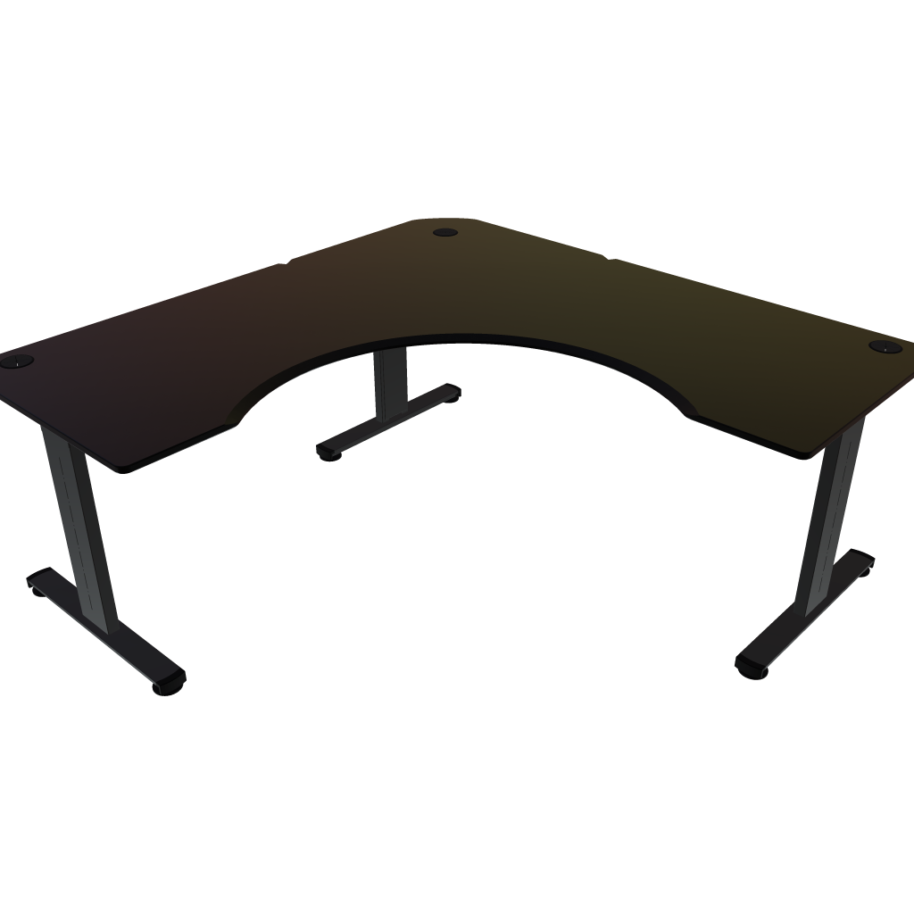 Static Height Corner Desk